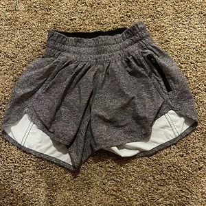 tracker high rise lululemon shorts 4”
